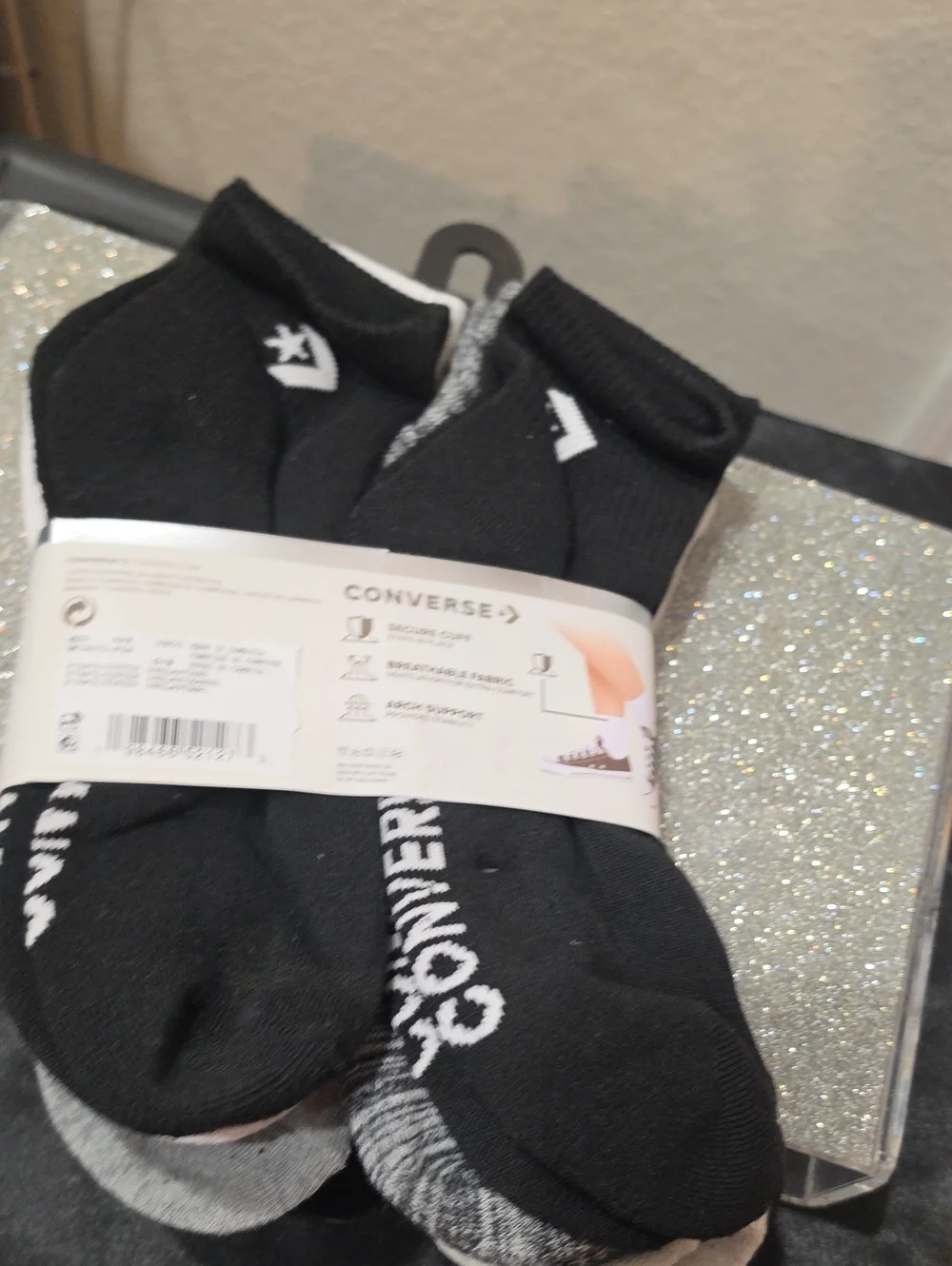 Converse 6-PK Cushioned Ankle Socks